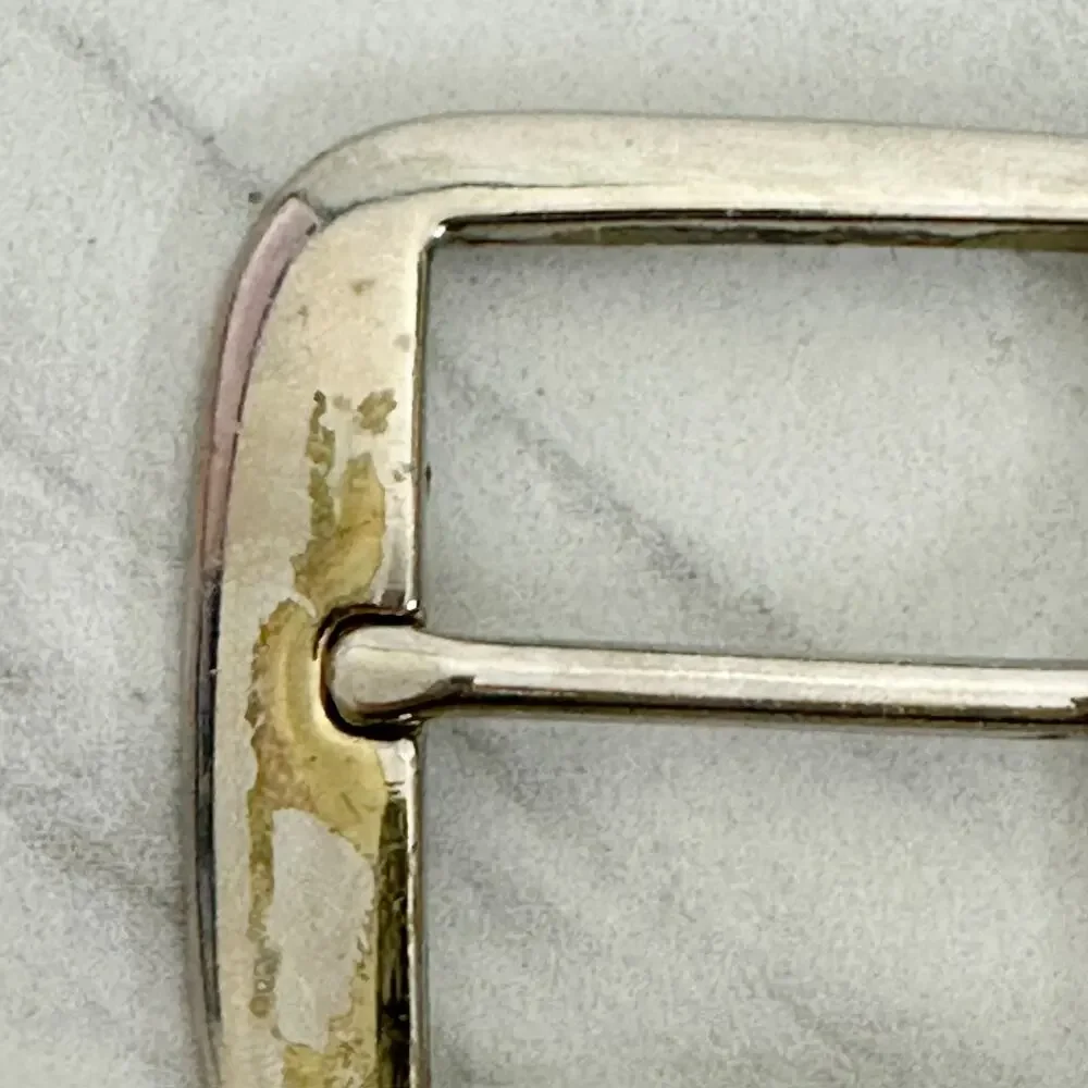 Dutyman Silver Tone Simple Basic Belt Buckle